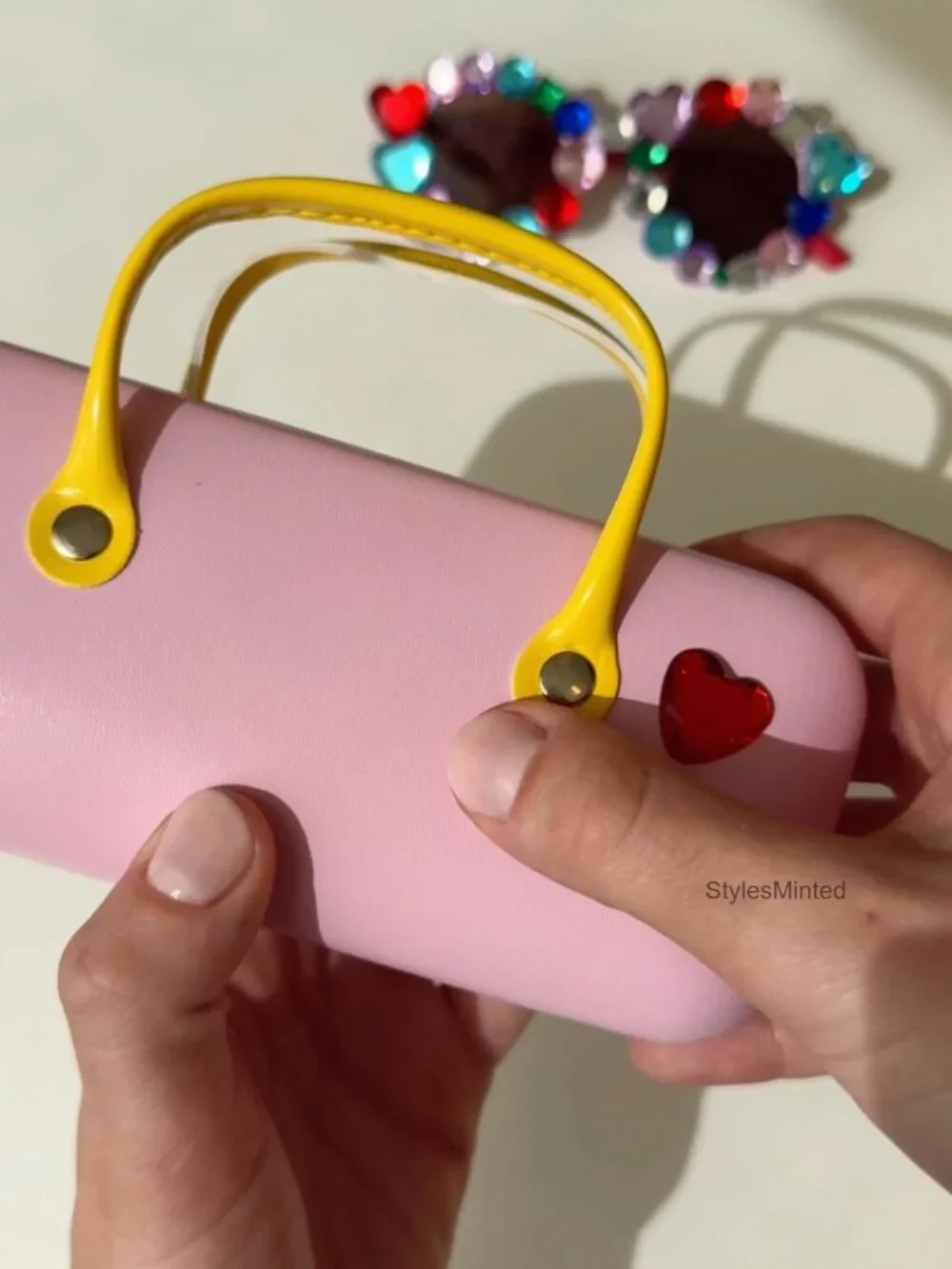 Kids Craft Sunglasses with Gem Stickers and Case